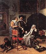 Jan Steen The Doctor's Visit painting